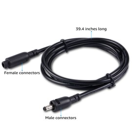TORCHSTAR 39 Inches Interconnect Cable, Gun Safe Lighting Kit Extension Cable, Under Cabinet Light Extension Cord, LED Under Cabinet Lighting Accessories, Pack of 2