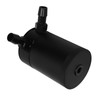 2 Port Oil Catch Can with Drain Valve 300ml Aluminum