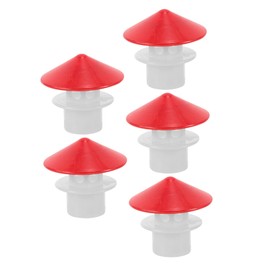 MERRYHAPY 5 Pack Solar Water Heater Exhaust Caps Replacement Venting Covers Rainproof Fitting Stylish Functional Design