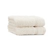 Catherine Lansfield Zero Twist Face Cloth Pair Cream