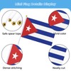12 Pack Cuban Flags on Stick, 5.5 x 8.2 Inch