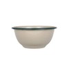 Dulton K19-0100 ENAMELED BOWL BEIGE/GREEN Camping Tableware