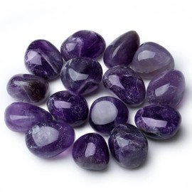 MAIBAOTA Amethyst Crystal Rock Natural Healing Crystals Bulk Polished Tumbled Crystals Stones Rocks Energy Balance Crystal Gemstones Vase Filler Decorative Stones Reiki Witch Quartz Crstal
