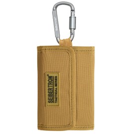 Seibertron Unisex Tactical 2.0 RFID Blocking Army Wallet Pocket Money Purse Spartan Wallet Gear Micro Wallet with Hook And Loop Closure Khaki