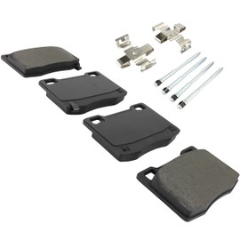 QUALITY-BUILT Black Series Semi-Metallic Rear Brake Pads (1003-2363M) Compatible with Ford Mustang 2020-2022