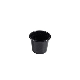 Riess 0674-022 Classic-Baking Pans Muffin Cup High, Diameter-8 cm Black