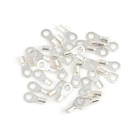 sourcingmap OT2.5-4 Ring Terminals Non-Insulated Crimp Wire Connector 30pcs