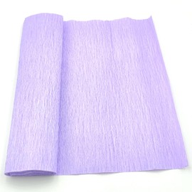 YOOGCORETT 2 Rolls Light Purple Crepe Paper Streamers Party Decorations for Wedding, Birthday, Holiday, Christmas Ornament Flower Making and DIY Supplies 250 x 25 cm