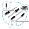 420pcs Pop Rivets, BESTYCHAO 8 Sizes Aluminum Blind Rivets, M3.2