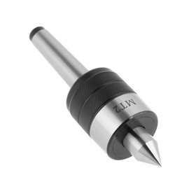 Revolving Milling Center Taper Metal Work Lathe Tool with High Speed Bearings for Effective Turning, Ideal for Supporting Work at Tailstock End of Lathe