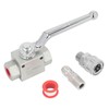 High Pressure Washer Ball Valve Kit 3/8 Male Plug Female