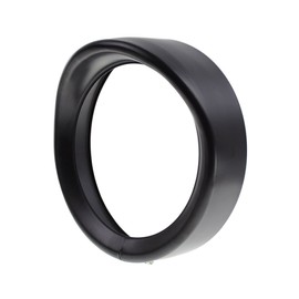 HDBUBALUS 7 Inch Visor Headlight Trim Ring Head Lamp Decorate Ring Fit for Harley Touring Street Glide Road King Electra Glide Black 1 Pcs