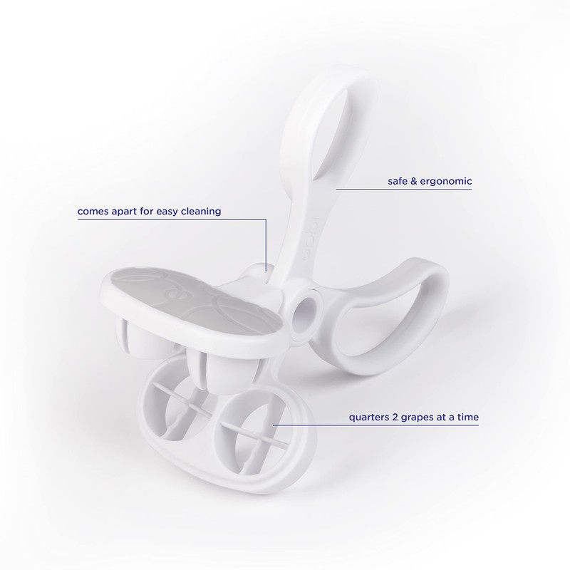Ubbi Grape Cutter for Kids, Fruit and Vegetable Slicer, Safe