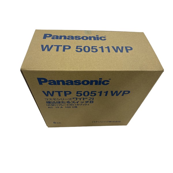 Panasonic WTP50511WP Embedded Hotaru Switch B (One Piece), White, Pack