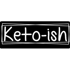 SEC Apparel Keto Iron On Patches Decals Transfers Applique Letters for t Shirts Fabric Clothing- Ketoish