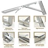 Folding Console Heavy Duty 250 mm, Pack of 2 Stainless