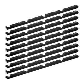 SuperDi 9in Outside R Panel Metal Roof Foam Closure Strips 9" Fits for Metal Corrugated Roofing Panels -3' Long Outside 10Pcs