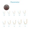 Dyxssm Small Fishing Hooks for Freshwater, 1000pcs 600pcs 400pcs Trout
