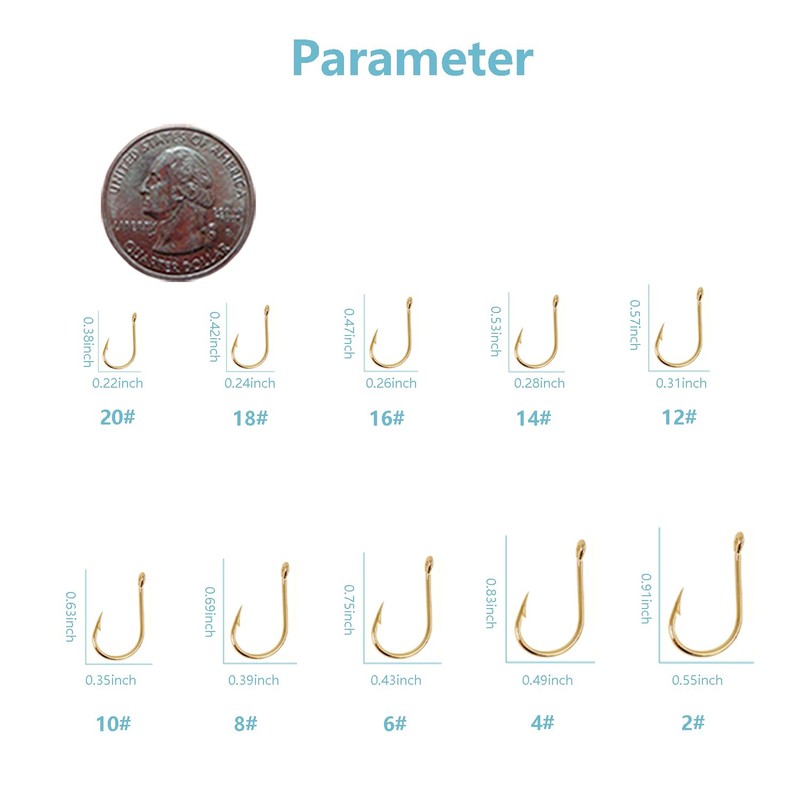 Dyxssm Small Fishing Hooks for Freshwater, 1000pcs 600pcs 400pcs Trout