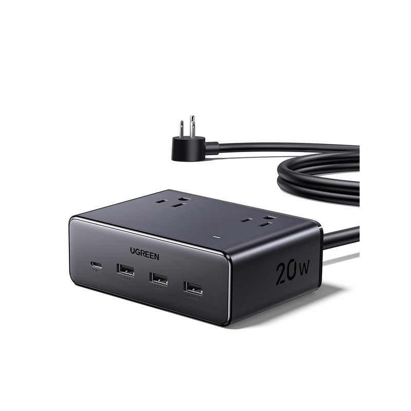 UGREEN Extensión Eléctrica USB C, 8 en 1 Regleta Multicontacto