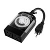 M EGA MEGACUBE Outdoor Timer Outlet Waterproof, 24 Hour Mechanical