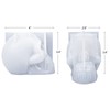LET'S RESIN Silicone 3D Large Skull Shape Molds, Skeleton Skull