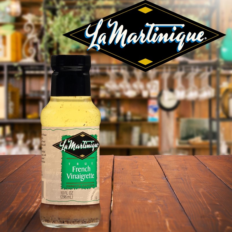 La Martinique True French Vinaigrette Dressing 10 Ounce Bottle (Pack