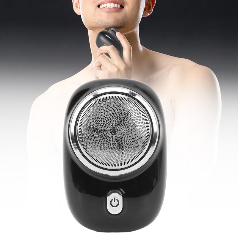 Mini Electric Beard Trimmer Washable IPX6 Waterproof Portable Beard Clipper