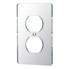 Mirror Light Switch Plates Double hole Outlet 4.72" X 2.91"