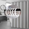 Top-Spring 12 Packs Shower Curtain Rings Plastic Curtain O Rings
