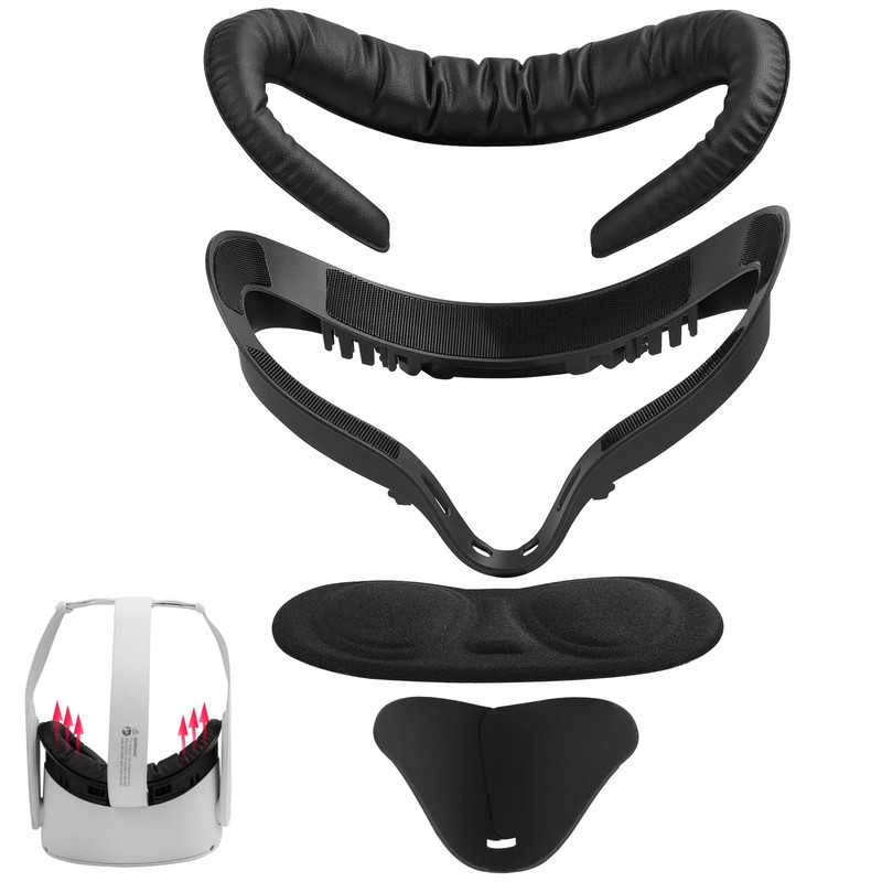 VR Facial Interface and Foam Replacement Set for Oculus Meta