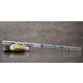 Hall Crystal Flute 22205 - Offset Glass Flute in D - Taj Mahal