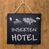 DEKO-LANDO Slate Plaque Small Sign Engraved - INSEKTEN HOTEL |