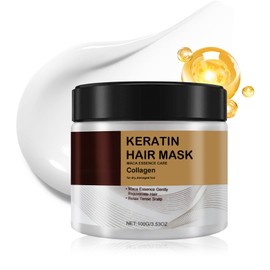 XMXueMei Keratin Hair Mask,Deep Conditioning Hair Mask for Hair Care,Hydrating Collagen Hair Mask for All Hair Types