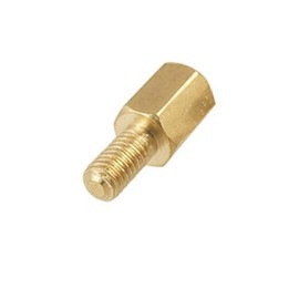 PCB Standoff Hex Spacers Gold Tone Hex Spacers M3 Female 6mm + 6mm for Fixing 60pcs