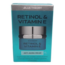 Crema Facial Antiedad Blue Theory Retinol Vitamina 44ml Todo Tipo Piel Noche