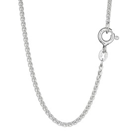 NKlaus 6827 70 cm Braid Chain 925 Silver Elegant Necklace Filigree Width 1.4 mm Necklace 4.26 g Heavy, Sterling Silver