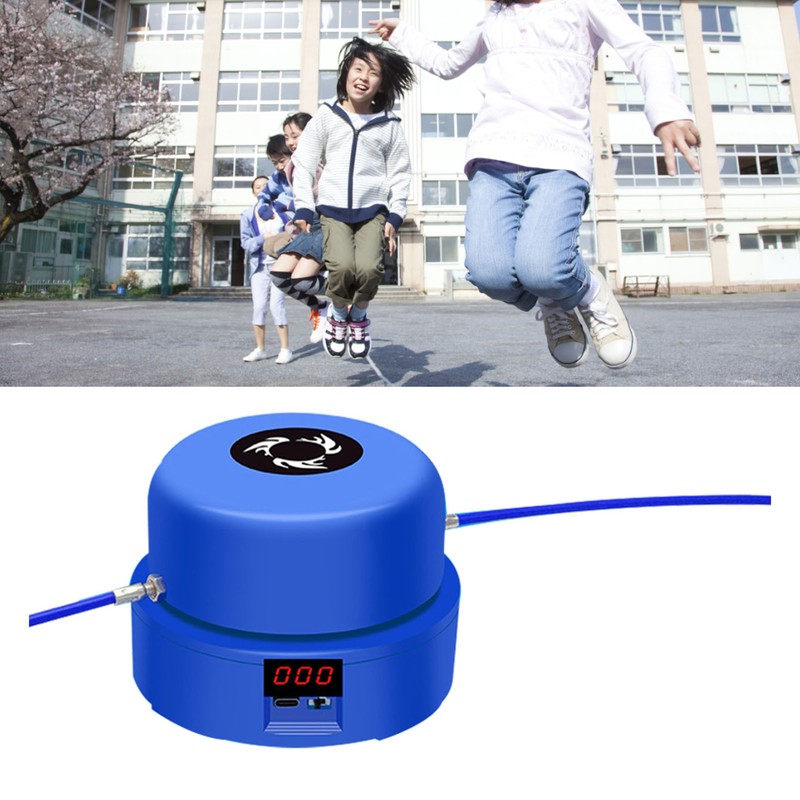 Jump Rope Machine Adjustable 1‑10 Speed Level Wireless Remote Control