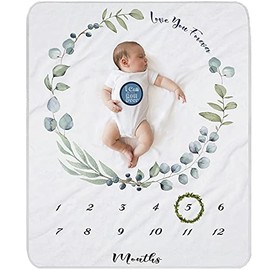 Yoothy Baby Monthly Milestone Blanket