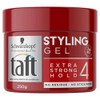 Schwarzkopf Taft Styling Gel, Extra Strong Hold, 24H Hold, All