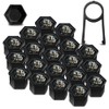 Biomar Labs Set of 20pcs Car Wheel Nut Caps Bolt
