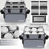 FREEAMG Reusable 6 Cups Drink Carrier, Portable Insulated Drink Caddy