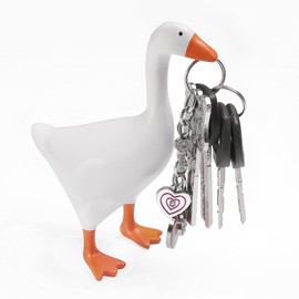 Swan Duck Statue Resin Figurine Magnetic Key Holder  Art Crafts Garden Sculpture Home Yard Outdoor Decor