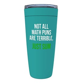 Math Lover Mint Edition Viking Tumbler 20oz - not all maths - Coffee Drinker Enthusiast Caffeine Addict Caffeinated Arabica Corporate Worker