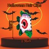 Halloween Spooky Hair Claw Clips with Creepy Evil Eye Monster