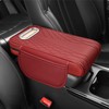 Center Console Organizer,Armrest Tissue Holder For Car | PU Leather