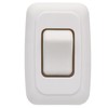 Single SPST On-Off Switch with Bezel, Technology Components 12V Light