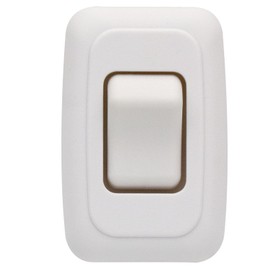 Single SPST On-Off Switch with Bezel, Technology Components 12V Light Switch for RV, Camper, Trailer