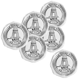 La Bonne Vie Double Crme Brie Cheese, 4.5 oz, 6 Pack