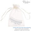 Parcelona French Classic Clear Crystal Color Covered Spring Celluloid Jumbo